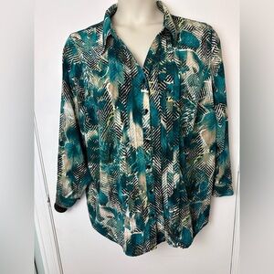 Catherine’s Button Down Blouse 18/20 1X #1653